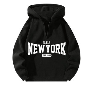 Sudaderas con Capucha de Manga Larga, Colección de Invierno, Sudaderas con Media Cremallera en la Mejor Calidad de Material - Product Image 1