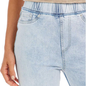 Precio de fábrica transpirable de alta calidad de diseño de moda pantalones de mezclilla al por mayor personalizado elegante rasgado pantalones de mezclilla casuales para las mujeres - Product Image 6