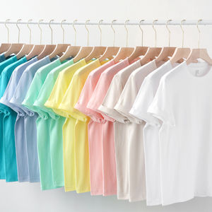 ปรับแต่งโลโก้ เสื้อผ้าสตรีทแวร์ฮิปฮอปใหม่ ทรงโอเวอร์ไซส์ ทรงบ็อกซี่ ทรงหลวม ไหล่ตก แขนสั้น ผ้าฝ้าย 100% ระบายอากาศได้ดี แห้งเร็ว - Product Image 5