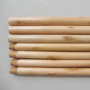 Manche de balai en bois de pin de haute qualité - Durable, lisse et écologique pour les outils de nettoyage - Product Image 1
