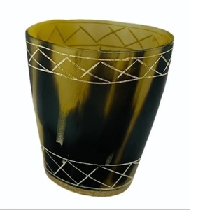 Vaso de chupito de cuerno de buey de búfalo natural hecho a mano, copa de cuerno de ganado vikingo para amantes del vino de la India disponible - Product Image 1