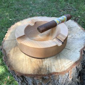 Cendrier en bois naturel Accessoire pour fumer rustique - Product Image 2