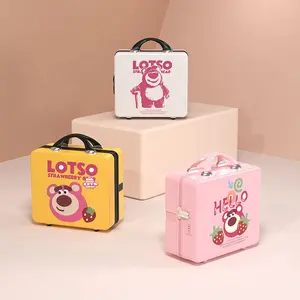 만화 인쇄 패션 애니메이션 여행 케이스 소녀 어린이 생일 선물 허영 케이스 여성 메이크업 스토리지 가방
