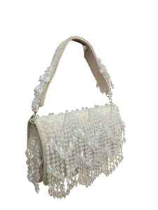 Bolso de Mano Bordado a Mano de Diseño con Hermosa Artesanía y Atención Exquisita al Detalle de la India - Product Image 3