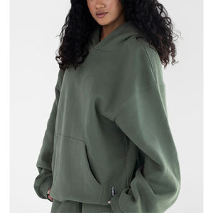 Nouveau pull à capuche imprimé sweat à capuche unisexe tendance nouveau Design coton uni couleur unie goutte épaule, sweats à capuche pour femme - Product Image 2