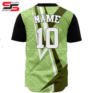 Wholesale Custom Letter Printed Embroidered V-Neck Jersey Sublimation Baseball Softball Uniforms <b>Stitched</b> Sets Including Plus - Product Image 4