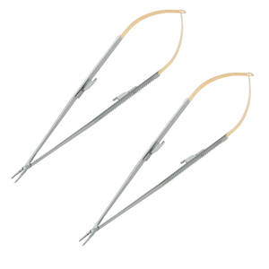 Porte-aiguilles Castroviejo Ryder en acier inoxydable, 18 cm, droit, poignée TC large, à verrouillage croisé dentelé, manuel, qualité export, vente en gros - Product Image 6