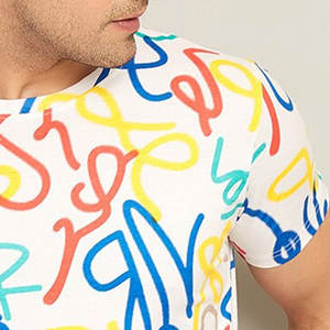 Vente chaude T-shirts anti-rides pour hommes Top Trending 100% T-shirts de sublimation en coton - Product Image 5