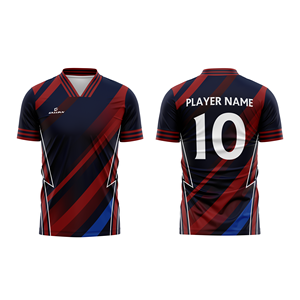 Camiseta de Fútbol Sublimada 100% Poliéster, Impresión Digital, Secado Rápido, Protección UV, Transpirable, para Club - Product Image 4