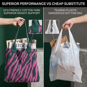 Bolso Tote Impermeable de Gran Capacidad, Tejido Premium, con Logotipo Personalizado, Estampado Animal, para Mujer, para Viaje - Product Image 5