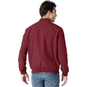 Chaqueta de bombardero para hombre, cortavientos ligero con estilo informal, chaquetas de jugador de moda para primavera y otoño, abrigo activo ajustado, prendas de vestir exteriores - Product Image 6