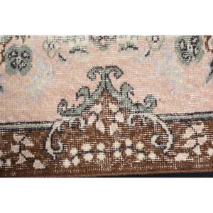 พรมขนสัตว์สีเบจสีน้ำตาลแบบดั้งเดิมขนาด3.9x6.6ฟุตงานเย็บปะแบบตุรกีคลาสสิกงานเย็บปะติดทรงสี่เหลี่ยมผืนผ้าทางเดินยางยาว4เมตร - Product Image 5