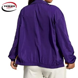 Different Color Latest Design Women Zipper Windbreakers Low MOQ Top Quality Windbreakers for Adults - Product Image 3