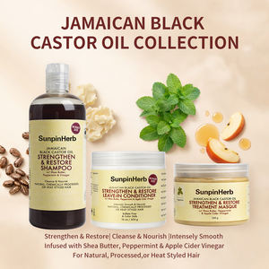 Tratamiento Capilar Hidratante con Aceite de Ricino Negro Jamaicano y Manteca de Karité para Cabello Seco, Quebradizo, Rizado y Natural - Product Image 2