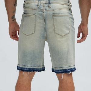 <b>Men</b> Relaxed Latest High Quality Cheap Rate Denim <b>Shorts</b> <b>Vintage</b> Blue Wash / Trending <b>Shorts</b> For <b>Men</b> Adjustable Affordable Price - Product Image 6