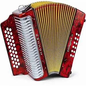 Чистый оригинальный Hohner 1600/2 ERICA диатонический аккордеон в тональности G/C