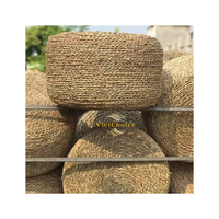Canapé suspendu décoratif en corde, artisanat moderne haut de gamme en bambou, rotin et jacinthe d'eau multicolores, écologique