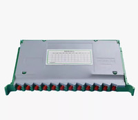 ABS 12 24 Core V2.0 Rak Sambungan Serat Optik Terintegrasi Tipe Rak Perakitan PLC Splitter untuk Unit ODF