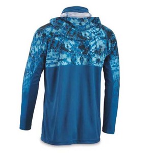 Personalizado de alta calidad transpirable cómodo 100% algodón Mahimah pesca de peces 3D bombardero Full-Snap Varsity Letterman Basics sudaderas con capucha - Product Image 3