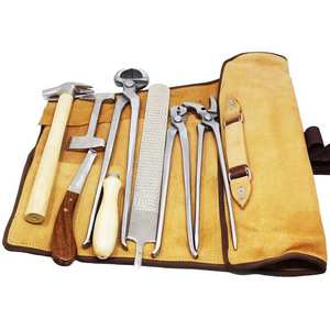 <b>Horse</b> Care Farrier Tool <b>Kit</b> <b>Grooming</b> Hoof Clincher Nipper Equine Hoof Care Tools Professional Set Metal Manual - Product Image 3