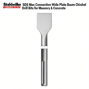 ดอกสว่านเจาะคอนกรีตและงานก่ออิฐแบบหัวกว้าง Stahlwille SDS Max Connection Wide Plate Baum Chisel - Product Image 2