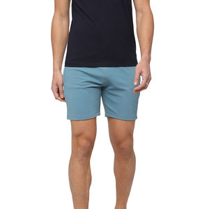 Pantalones Cortos Casuales Profesionales para Hombre, de Lona Tejida, Ecológicos, Estilo Urbano, Cintura con Cordón, Diseño Sólido, Personalizables - Product Image 4