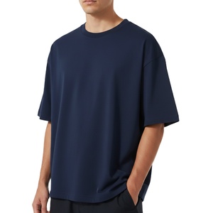 เสื้อยืดโอเวอร์ไซส์สไตล์วินเทจสำหรับฤดูร้อน ขายส่ง ผ้าฝ้าย 100% หนานุ่ม ทรงหลวมสำหรับผู้ชาย ดีไซน์ใหม่ - Product Image 1