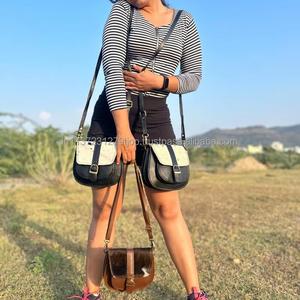 กระเป๋าคาดลำตัวหนังวัวสำหรับผู้หญิงทำมือกระเป๋าหนังแท้แบบตะวันตกกระเป๋าถือหนังผู้ผลิต - Product Image 4