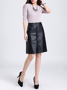 Falda de Cuero Vacuno Hecha a Medida con el Mejor Diseño, de Alta Calidad, Cómoda, Elegante, Impermeable, de Color Sólido, Transpirable, Elegante para Invierno - Product Image 4