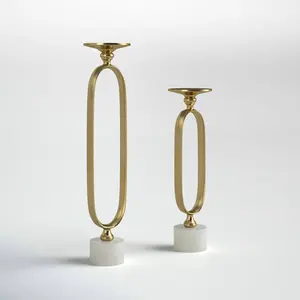 Bougeoir en métal à forte demande pour la maison et la décoration de Noël de mariage fabriqué à la main en Inde pour l'exportation mondiale - Product Image 3