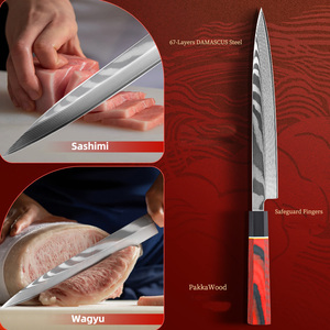 Vente en gros de couteaux de cuisine professionnels personnalisés de qualité supérieure OEM ODM à haute teneur en carbone couteau japonais fait main travail de chef - Product Image 6