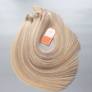 Vente en gros d'extensions de trame de cheveux humains Remy vietnamiens vierges 100% haute lumière à double tirage pur nouveau modèle avec des couleurs variées - Product Image 3