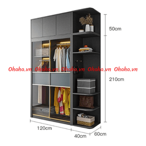 Armoire à portes en verre Ohaha - TCK002 - Product Image 5