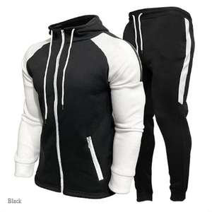 Conjunto Deportivo Ligero y Transpirable para Invierno, Chaqueta y Pantalón con Capucha y Cordón Ajustable, Estilo Casual y Deportivo para Hombre y Mujer - Product Image 4