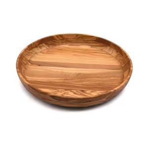 Plateau en bambou de finition naturelle Plateau en bois jetable avec poignées pour le service de nourriture et de boissons pour la cuisine, le café ou le restaurant - Product Image 4