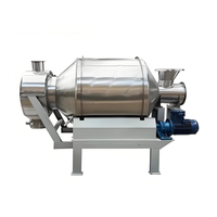 Máquina mezcladora de 180kg para máquina mezcladora de té en polvo con pulverizador, máquina mezcladora de hierbas
