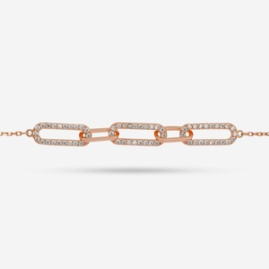 92.5 <b>Silver</b> <b>Bracelet</b> 188490 Rhodium Plated Diamond Pearl Encrusted Key Number Shape Classic Ethnic Charm <b>Bangles</b> for Gift Party - Product Image 2