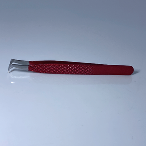 Pince à cils en acier inoxydable de qualité supérieure droite et incurvée - Product Image 2
