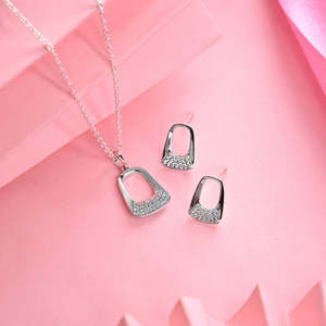 Juegos de Joyería Fina de Plata de Ley 925 Premium, Compre en Línea Elegantes Pendientes Colgantes - Product Image 2