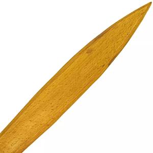 Étiquette en bois de sheesham pour jeu de rôle médiéval, avec poignée en cuir poli pour suspension murale - Product Image 3