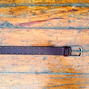 Nouvelle ceinture en cuir cloutée sur mesure 2025 avec boucle en alliage de zinc, largeur 35 mm, pour hommes et femmes, finition haut de gamme, ceinture de luxe - Product Image 6