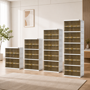 Nandos Smartbox 5 Stack Blanco, una elegante y funcional solución de almacenamiento en armario/guardarropa de plástico para cualquier propósito. - Product Image 3