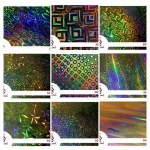 Papel Adhesivo Holográfico 3D Plateado y Dorado Spickglobal de 10-60 Pulgadas, Material PET Duradero con Pegamento Acrílico para Decoración - Product Image 5