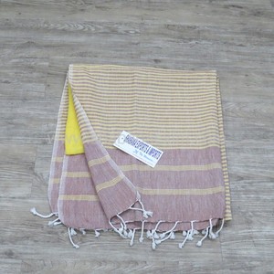 ผ้าขนหนูเทอร์รี่ Fouta ทำมือส่วนบุคคลผ้าฝ้ายแท้ผ้าขนหนูชายหาดตุรกีสำหรับผู้ใหญ่จากผู้จำหน่ายอินเดีย - Product Image 6