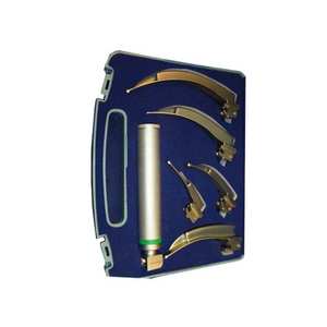 Premium Manual Fiber <b>Optic</b> Laryngoscope Set LED Handle Stainless Steel Blades Custom Sizes General Surgery Use 1 Year Warranty - Product Image 5