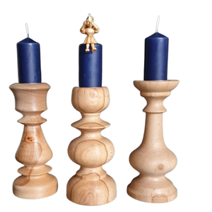 Portavelas de Madera de Diseño Clásico para Decoración del Hogar, Juego de Dos, Hechos a Mano, para Bodas y Fiestas, para Uso en Interiores y Exteriores - Product Image 6