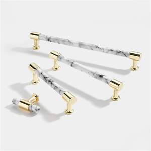 Poignées de tiroir et boutons de placard en métal et laiton de luxe pour chambre à coucher, cuisine, commode - Design contemporain de haute qualité - Product Image 4