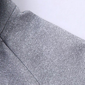 ชุดวอร์มสไตล์คลาสสิกสำหรับผู้ชายแจ็คเก็ตซิปสองชิ้นและกางเกงเอวยางยืดสำหรับสวมใส่ในชีวิตประจำวันหรือในยิม - Product Image 6