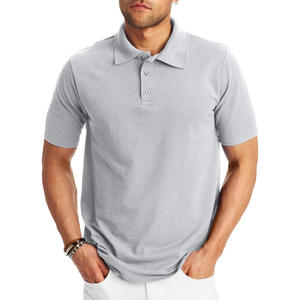 Polos Personalizables de Manga Larga para Hombre para Primavera/Verano, Tejido Jersey Transpirable con Cuello Alto y Diseño Sólido - Product Image 4