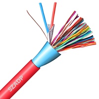Câble téléphonique interne en cuivre multipaire/multicœur pour extérieur, 5, 10, 30, 50, 100 paires, fabriqué en usine OEM